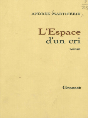 cover image of L'Espace d'un cri
